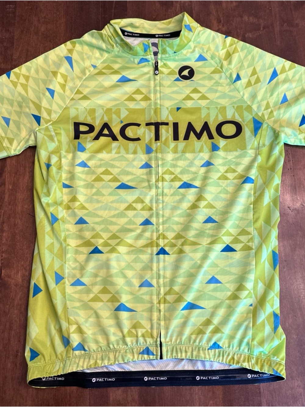 Pactimo‎ Cycling Jersey Womens 2XL Short Sleeve Neon Yellow Biking Outdoor